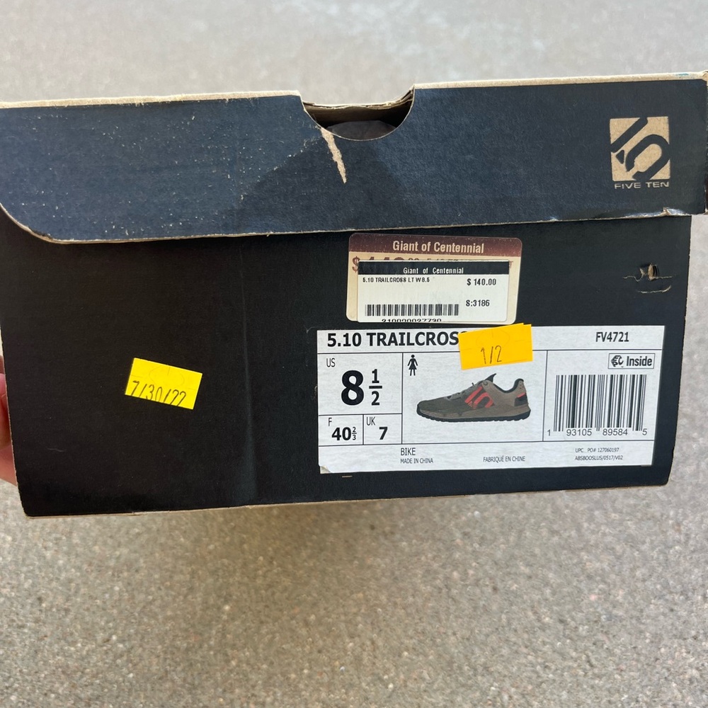 adidas 5.10 Trailcross Sneakers - Black and Red